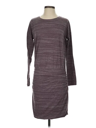 Pre-owned Athleta Casual Dress In Gray