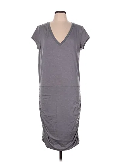 Pre-owned Athleta Casual Dress In Gray