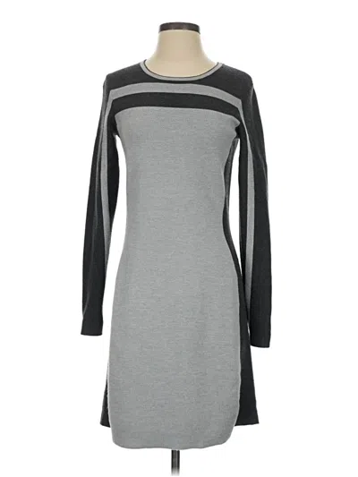 Pre-owned Athleta Casual Dress In Gray