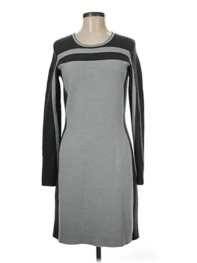 Pre-owned Athleta Casual Dress In Gray