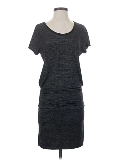 Pre-owned Athleta Casual Dress In Gray