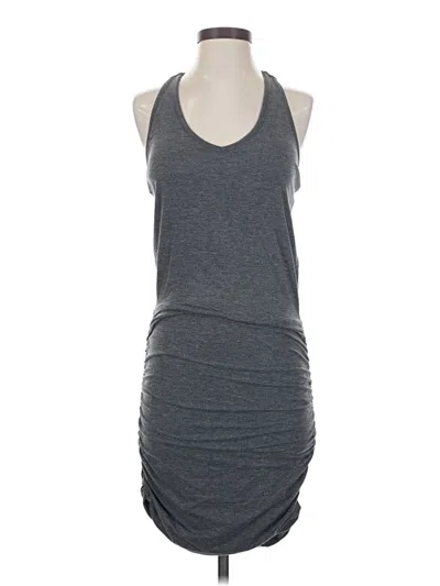 Pre-owned Athleta Casual Dress In Gray