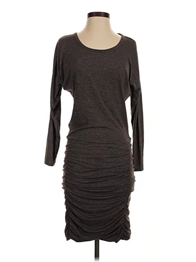 Pre-owned Athleta Casual Dress In Gray