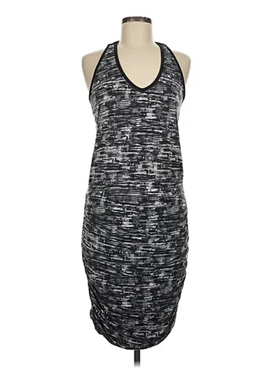 Pre-owned Athleta Casual Dress In Gray