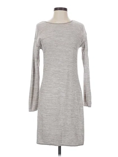 Pre-owned Athleta Casual Dress In Gray
