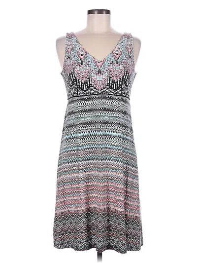 Pre-owned Athleta Casual Dress In Gray