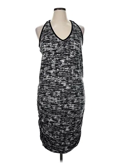 Pre-owned Athleta Casual Dress In Gray