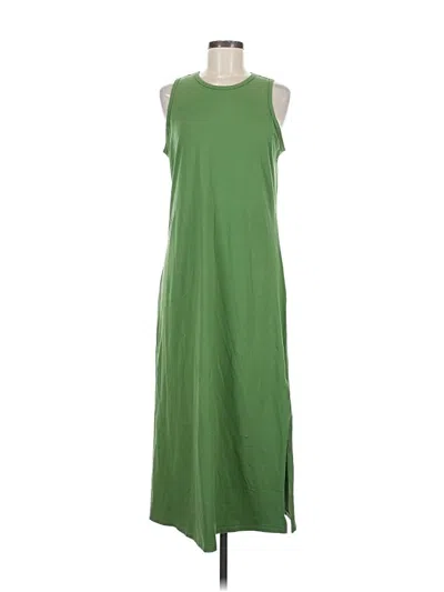 Pre-owned Athleta Casual Dress In Green