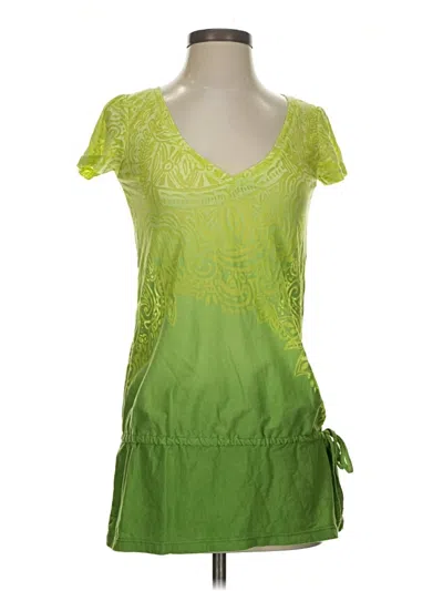 Pre-owned Athleta Casual Dress In Green