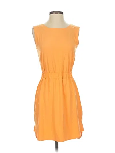 Pre-owned Athleta Casual Dress In Orange