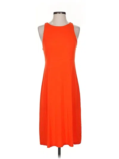 Pre-owned Athleta Casual Dress In Orange