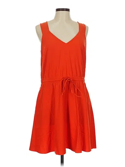 Pre-owned Athleta Casual Dress In Orange
