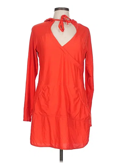 Pre-owned Athleta Casual Dress In Orange
