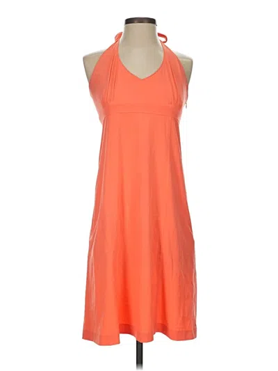 Pre-owned Athleta Casual Dress In Orange