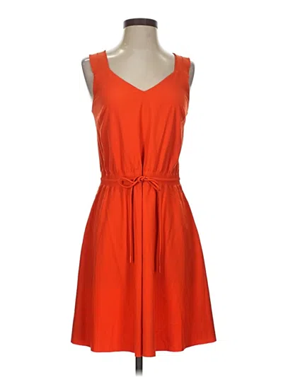 Pre-owned Athleta Casual Dress In Orange