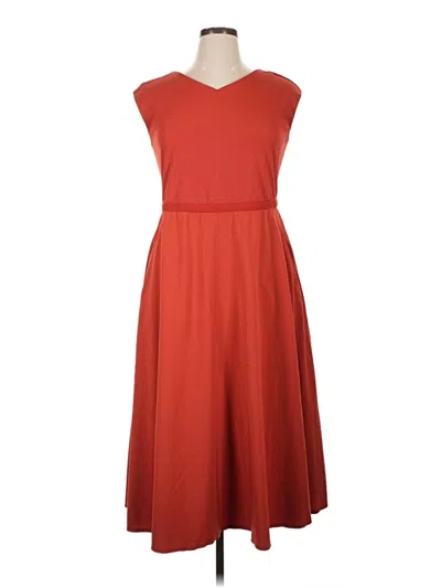 Pre-owned Athleta Casual Dress In Orange
