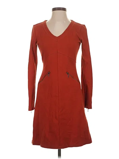 Pre-owned Athleta Casual Dress In Orange