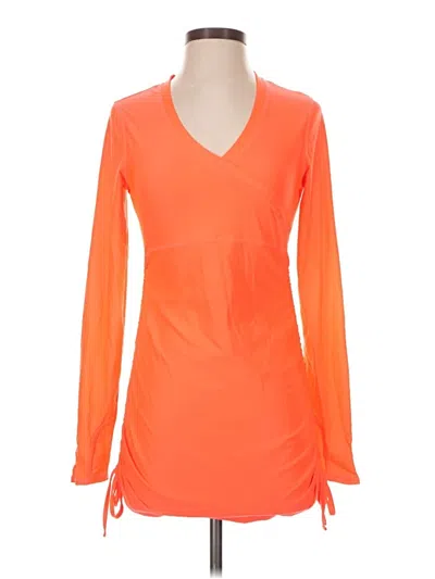 Pre-owned Athleta Casual Dress In Orange
