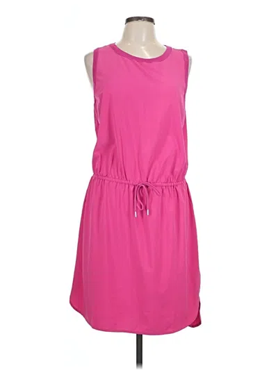 Pre-owned Athleta Casual Dress In Pink