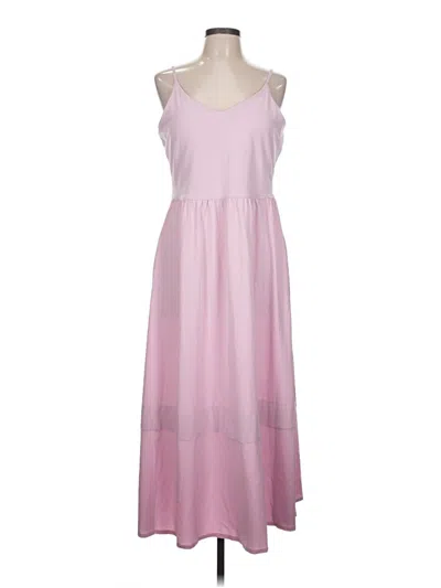 Pre-owned Athleta Casual Dress In Pink