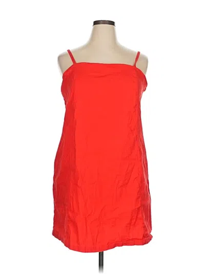 Pre-owned Athleta Casual Dress In Red