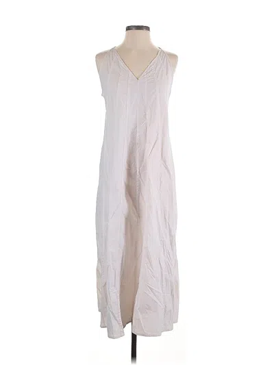 Pre-owned Athleta Casual Dress In White