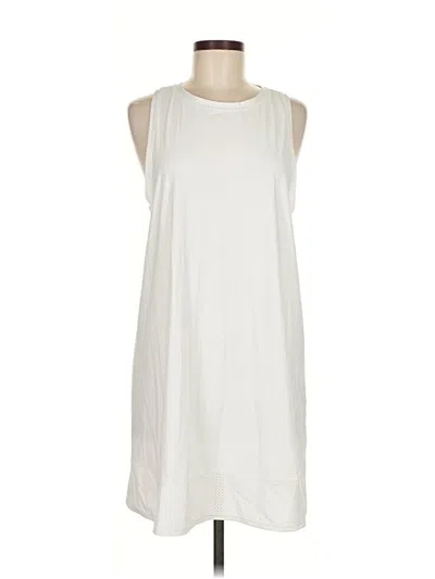 Pre-owned Athleta Casual Dress In White
