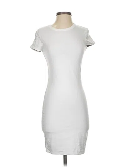 Pre-owned Athleta Casual Dress In White