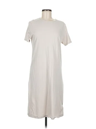 Pre-owned Athleta Casual Dress In White