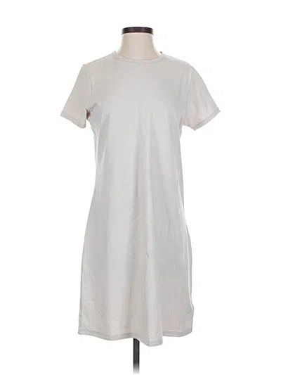 Pre-owned Athleta Casual Dress In White