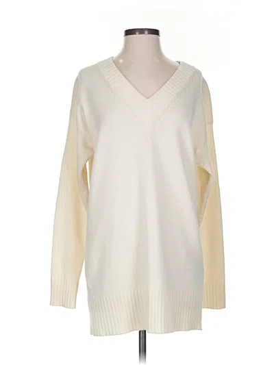 Pre-owned Athleta Casual Dress In White
