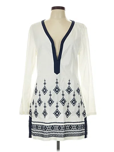 Pre-owned Athleta Casual Dress In White