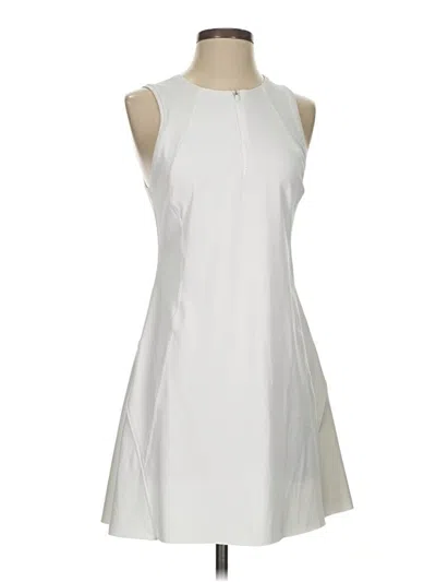 Pre-owned Athleta Casual Dress In White
