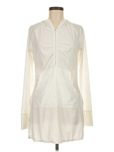 Pre-owned Athleta Casual Dress In White
