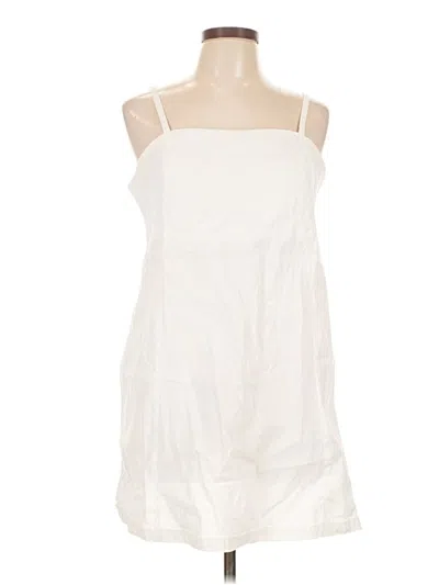Pre-owned Athleta Casual Dress In White