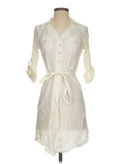 Pre-owned Athleta Casual Dress In White