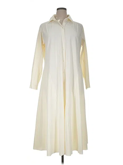 Pre-owned Athleta Casual Dress In White