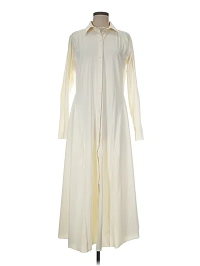 Pre-owned Athleta Casual Dress In White