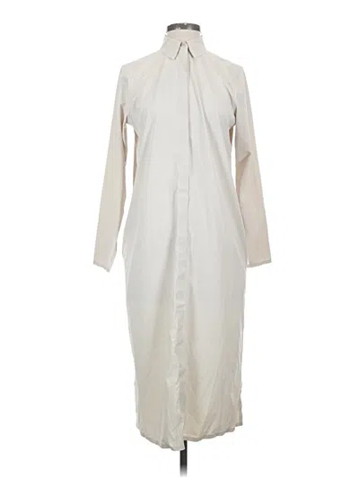 Pre-owned Athleta Casual Dress In White
