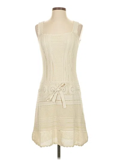 Pre-owned Athleta Casual Dress In White