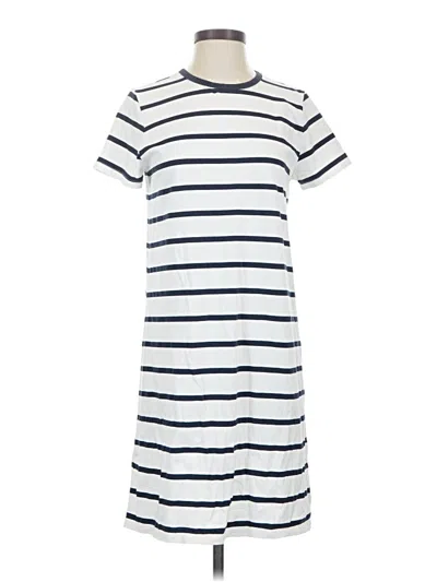 Pre-owned Athleta Casual Dress In White