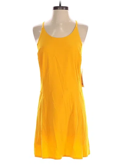 Pre-owned Athleta Casual Dress In Yellow