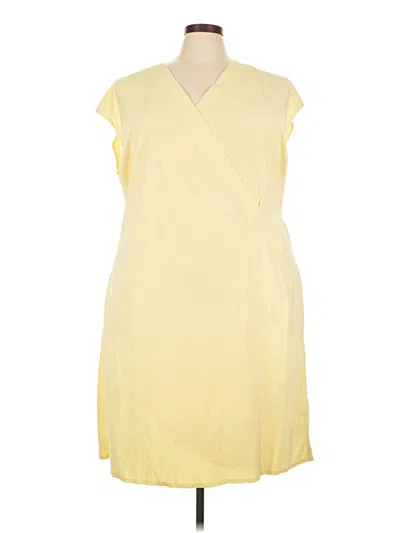 Pre-owned Athleta Casual Dress In Yellow