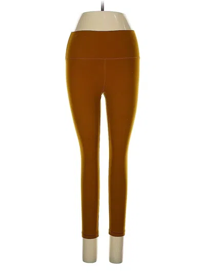 Pre-owned Athleta Casual Pants In Brown