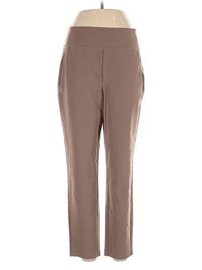 Pre-owned Athleta Casual Pants In Brown