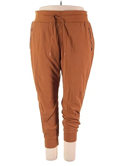 Pre-owned Athleta Casual Pants In Brown