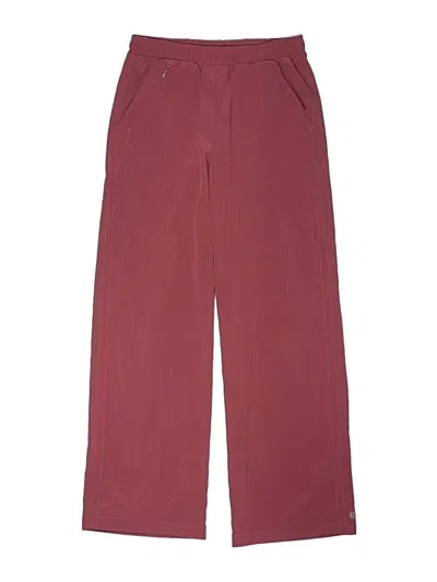 Pre-owned Athleta Kids' Casual Pants In Burgundy