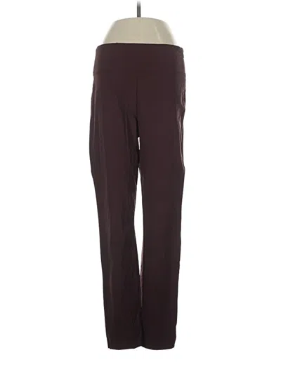 Pre-owned Athleta Casual Pants In Burgundy