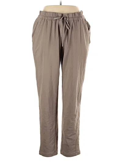 Pre-owned Athleta Casual Pants In Gray