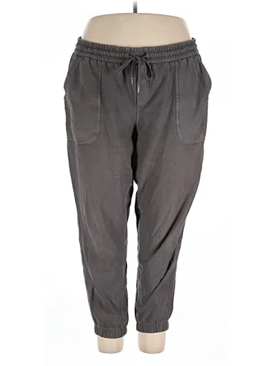 Pre-owned Athleta Casual Pants In Gray